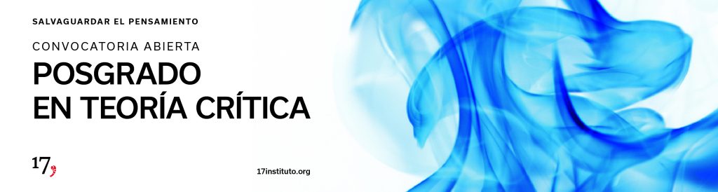 Posgrado en Teoría Crítica